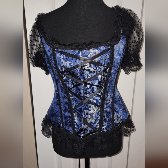 Dragon embroidered corset - Picture 1 of 3